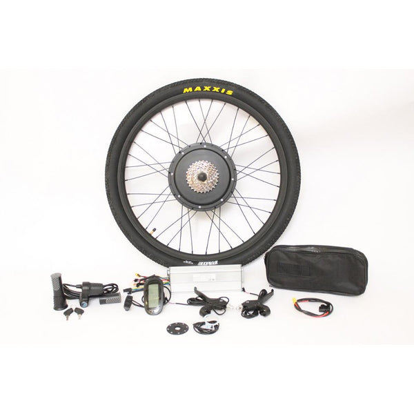 48V 1500W 26" eBike Rear Motor Wheel Conversion Kit