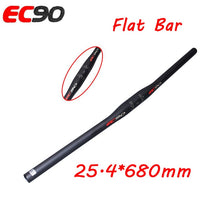 EC90 3K Carbon Fiber Handlebar Mountain Bike Handle Bar Riser/Flat Bar 25.4/31.8 Length 660/680/700/720/740/760 MTB Accessories